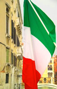 The Italian flag