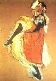 Toulouse-Lautrec, Jane Avril dancing