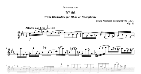 Ferling 48 online famous studies saxophone