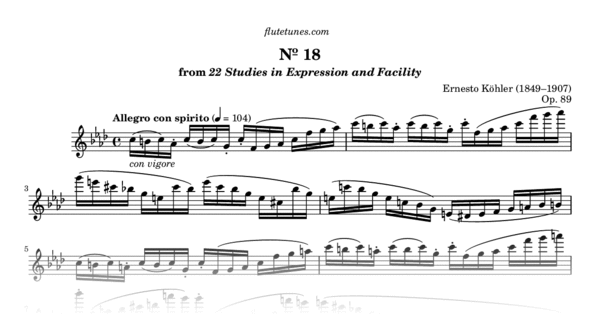 Study No. 18 in F minor from 22 Studies in Expression and Facility 