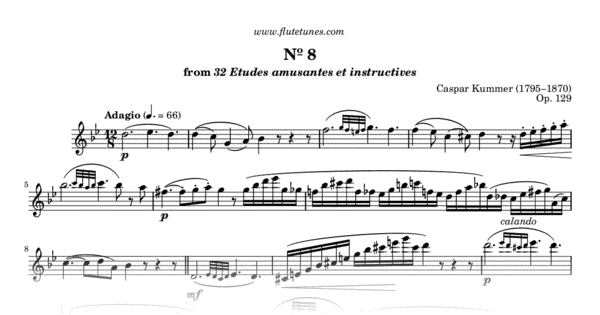 Study No. 8 in B-flat major from 32 Etudes amusantes et