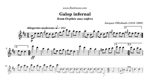 Galop infernal from Orpheus in the Underworld (J ... Galop infernal from Orpheus in the Underworld (J ...