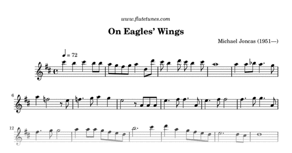 On eagles wings hymn free