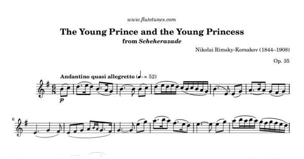 The Young Prince and The Young Princess from Scheherazade (N