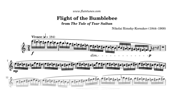 flight of the bumblebee cello pdf