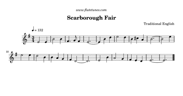 Song: Scarborough Fair written by [Traditional]