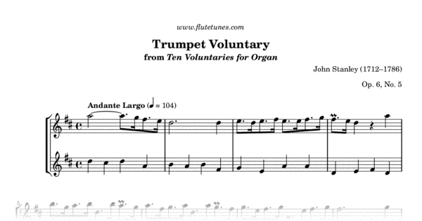 Trumpet voluntary organ and trumpet deals