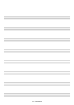 Free Blank Sheet Music