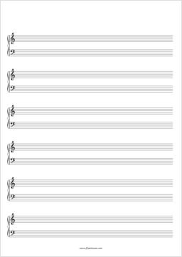 Free Blank Sheet Music | flutetunes.com