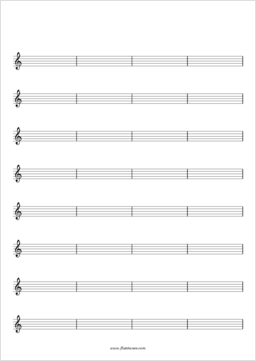 sheet music bar lines