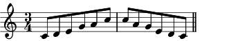 C major pentatonic scale