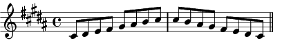 C# Dorian scale