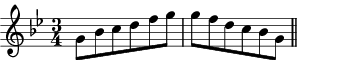 G minor pentatonic scale