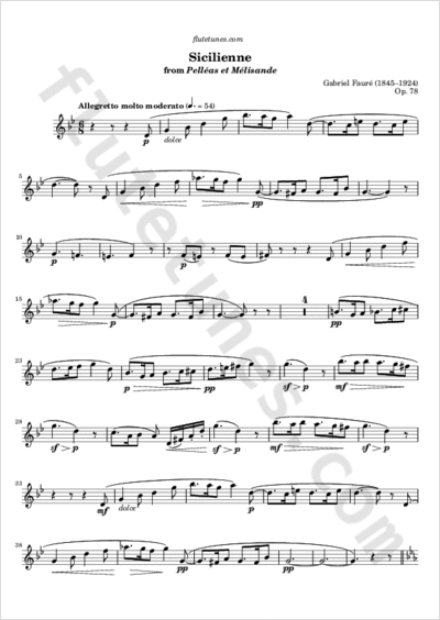 Siciliana - Download Sheet Music PDF file