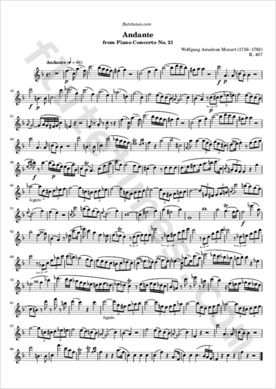 Моцарт концерт 21 для фортепиано с оркестром. Моцарт Анданте концерт 21 Ноты. Моцарт концерт 21 Andante. Моцарт Анданте для флейты. Концерт номер 21 Моцарт.